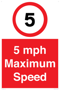 RV15804: 5 mph Maximum Speed