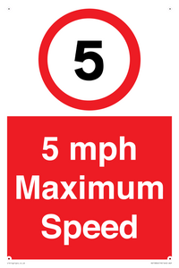 RV15804: 5 mph Maximum Speed