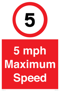 RV15804: 5 mph Maximum Speed