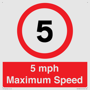 RV15804: 5 mph Maximum Speed