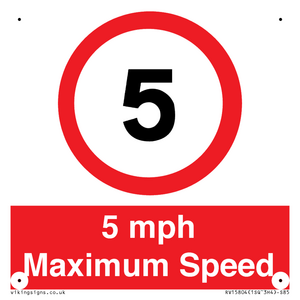 RV15804: 5 mph Maximum Speed