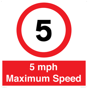 RV15804: 5 mph Maximum Speed