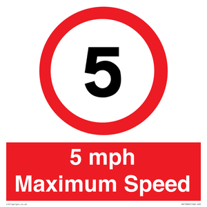 RV15804: 5 mph Maximum Speed