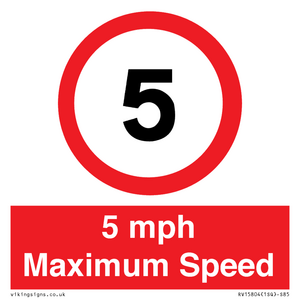 RV15804: 5 mph Maximum Speed