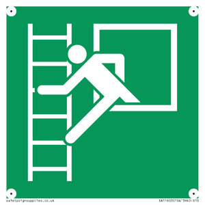 SA11603: E016 safe condition emergency window escape ladder