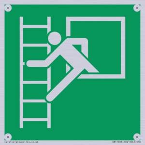 SA11603: E016 safe condition emergency window escape ladder