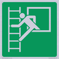 SA11603: E016 safe condition emergency window escape ladder