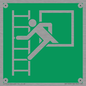SA11603: E016 safe condition emergency window escape ladder