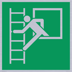 SA11603: E016 safe condition emergency window escape ladder