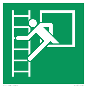 SA11603: E016 safe condition emergency window escape ladder