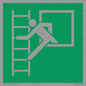 SA11603: E016 safe condition emergency window escape ladder