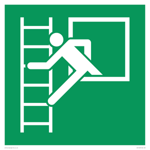 SA11603: E016 safe condition emergency window escape ladder