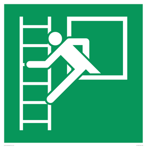 SA11603: E016 safe condition emergency window escape ladder