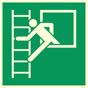 SA11603: E016 safe condition emergency window escape ladder