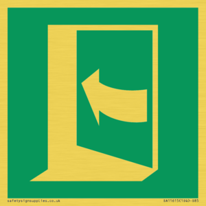 SA11615: E022 safe condition door opens pushing on left hand side