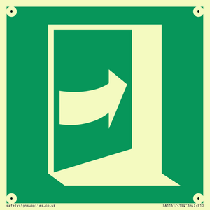 SA11617: E023 safe condition door opens pushing on right hand side