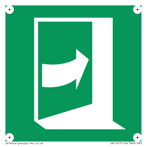 SA11617: E023 safe condition door opens pushing on right hand side