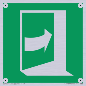 SA11617: E023 safe condition door opens pushing on right hand side
