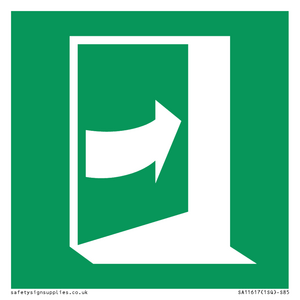SA11617: E023 safe condition door opens pushing on right hand side