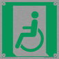 SA11623: E026 safe condition emergency exit for people unable to walk or with walking impairment (left)