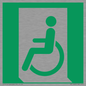 SA11623: E026 safe condition emergency exit for people unable to walk or with walking impairment (left)