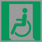 SA11623: E026 safe condition emergency exit for people unable to walk or with walking impairment (left)