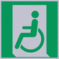 SA11623: E026 safe condition emergency exit for people unable to walk or with walking impairment (left)