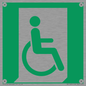 SA11631: E030 safe condition emergency exit for people unable to walk or with walking impairment (right)