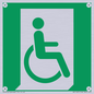 SA11631: E030 safe condition emergency exit for people unable to walk or with walking impairment (right)