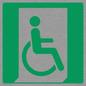 SA11631: E030 safe condition emergency exit for people unable to walk or with walking impairment (right)