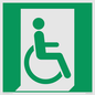 SA11631: E030 safe condition emergency exit for people unable to walk or with walking impairment (right)
