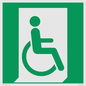SA11631: E030 safe condition emergency exit for people unable to walk or with walking impairment (right)