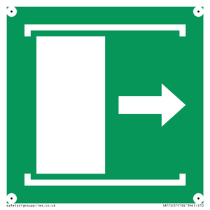 SA11637: E033 safe condition door slides right to open