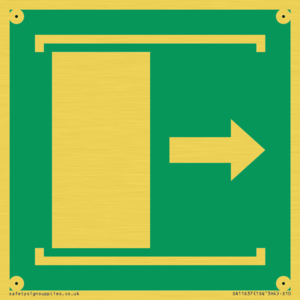 SA11637: E033 safe condition door slides right to open
