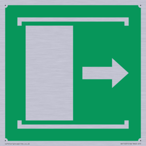 SA11637: E033 safe condition door slides right to open