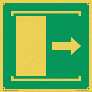 SA11637: E033 safe condition door slides right to open