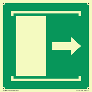 SA11637: E033 safe condition door slides right to open