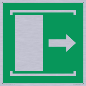 SA11637: E033 safe condition door slides right to open