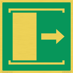 SA11637: E033 safe condition door slides right to open