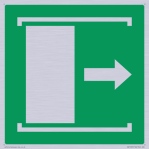 SA11637: E033 safe condition door slides right to open