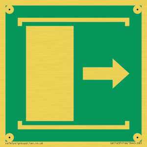 SA11637: E033 safe condition door slides right to open