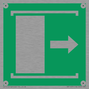 SA11637: E033 safe condition door slides right to open