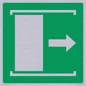 SA11637: E033 safe condition door slides right to open