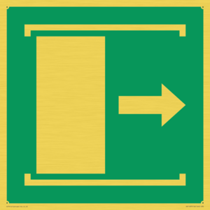 SA11637: E033 safe condition door slides right to open