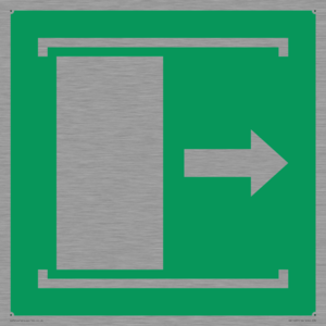 SA11637: E033 safe condition door slides right to open