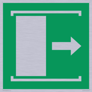 SA11637: E033 safe condition door slides right to open