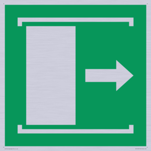 SA11637: E033 safe condition door slides right to open