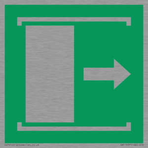 SA11637: E033 safe condition door slides right to open