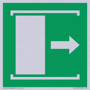 SA11637: E033 safe condition door slides right to open