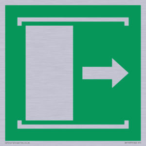 SA11637: E033 safe condition door slides right to open